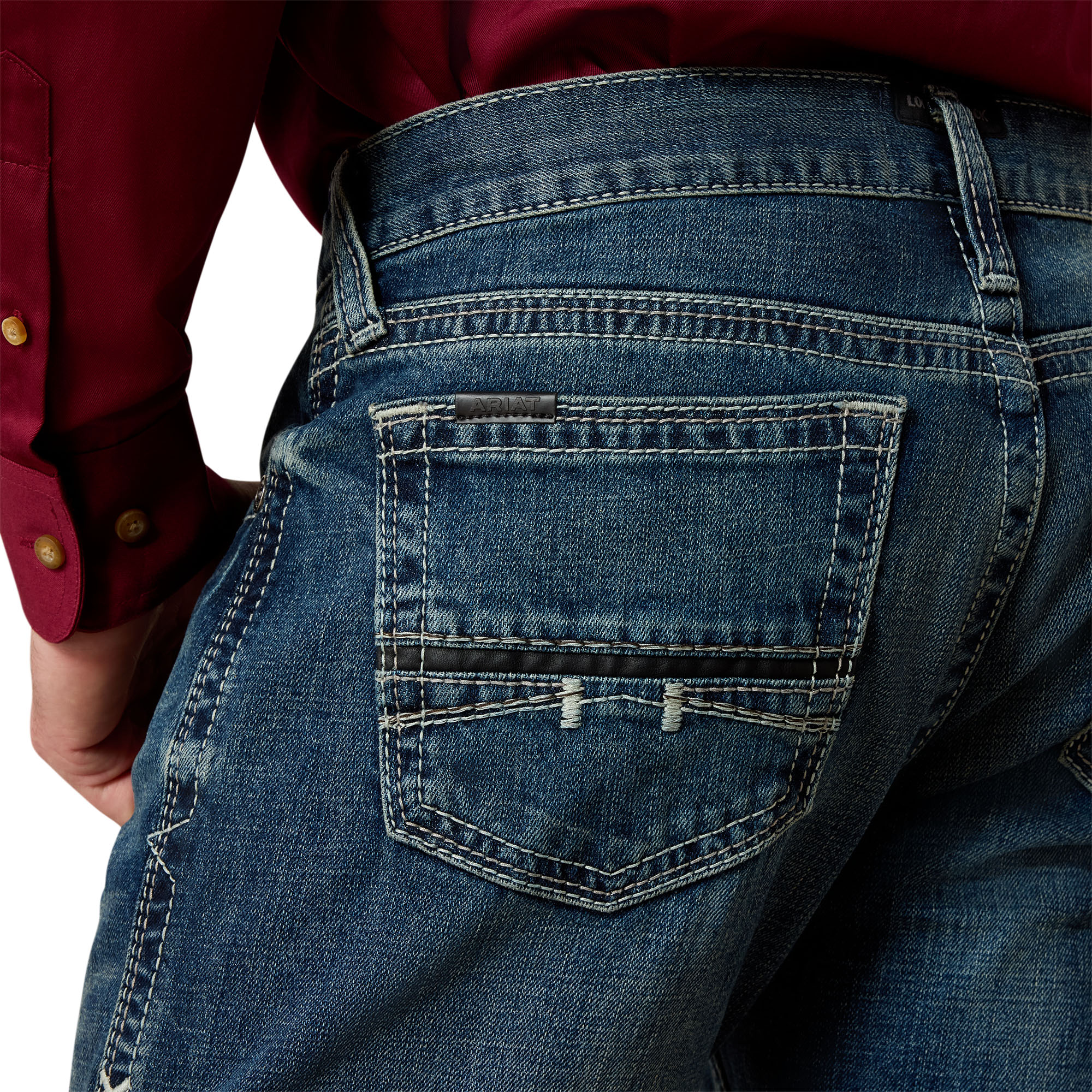 10027748 M7 Rocker Stretch Coltrane Straight Leg Jean - Image 4