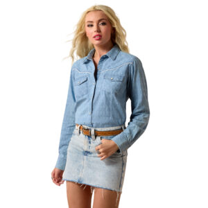 10073435 Jade Western Snap Shirt