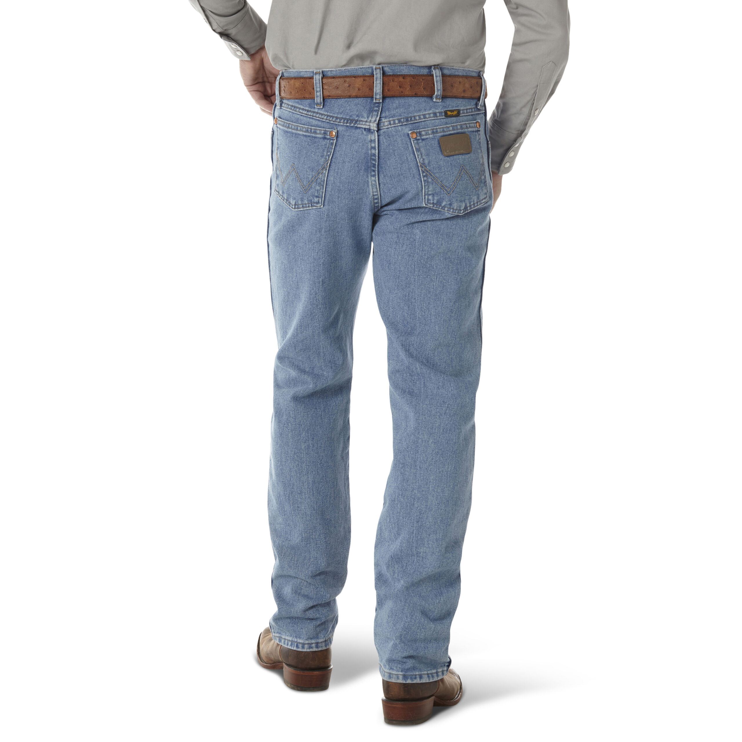 13MWZAW Wrangler Men's Cowboy Cut Original Fit Antique Wash Jean - Image 2