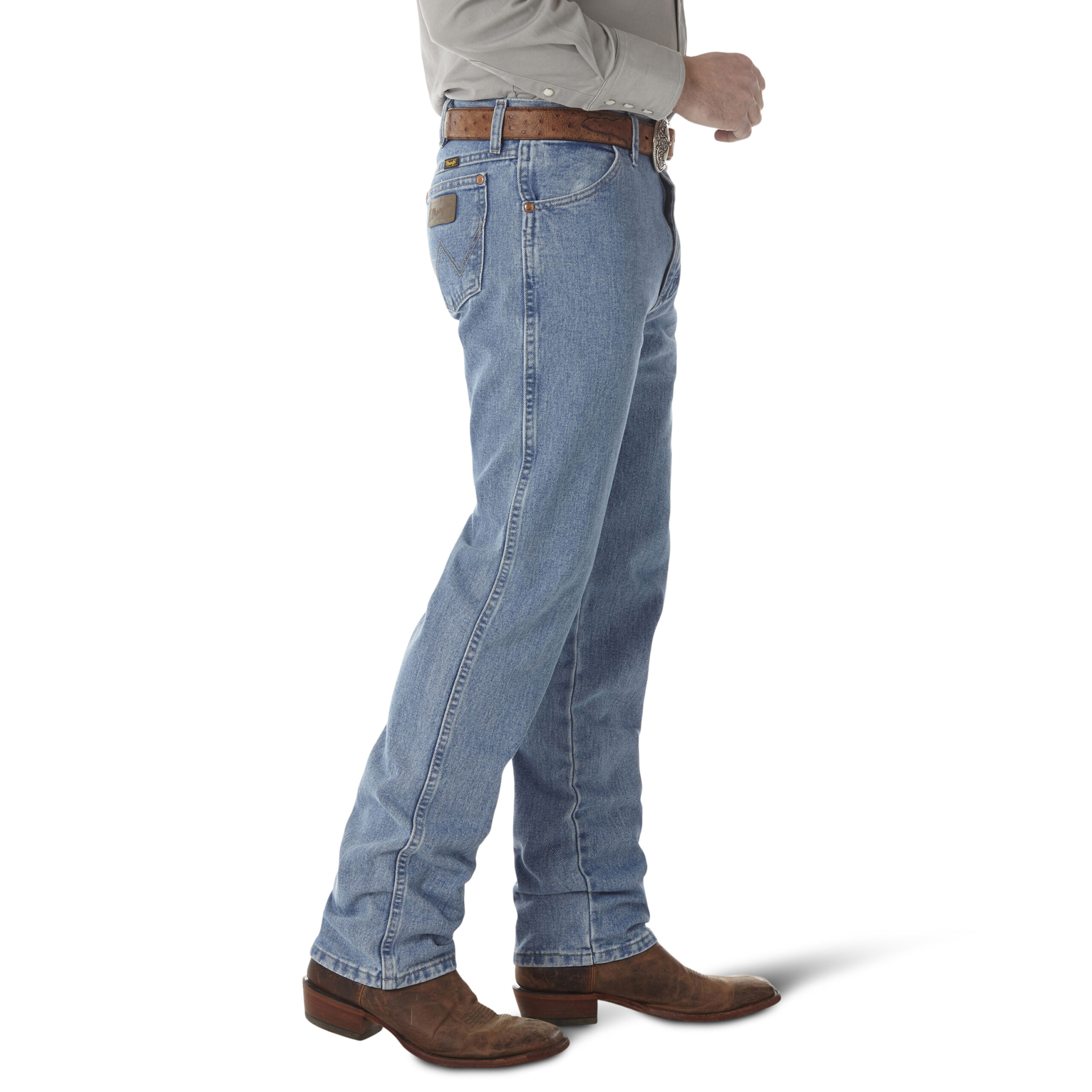 13MWZAW Wrangler Men's Cowboy Cut Original Fit Antique Wash Jean - Image 3