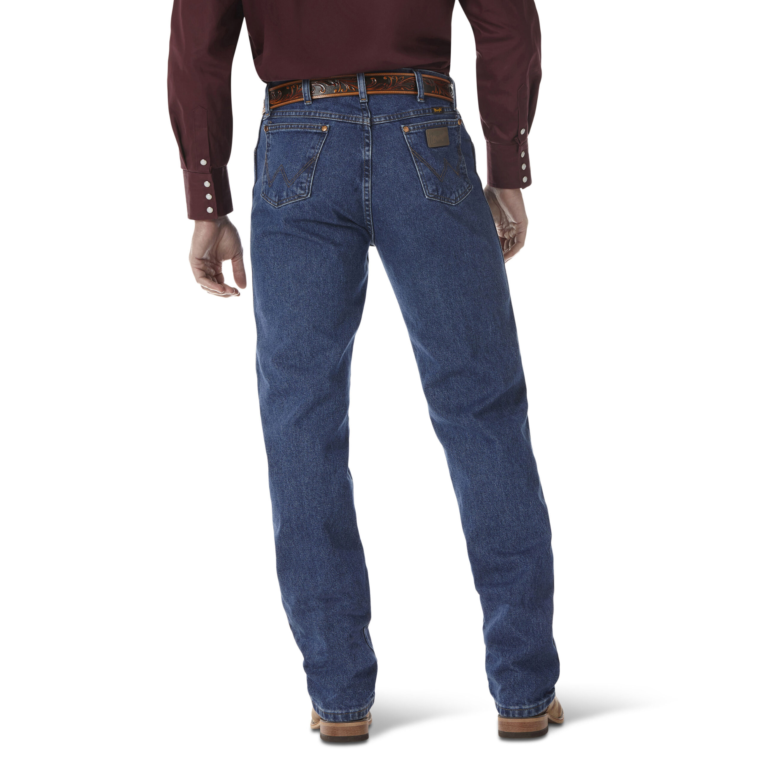 13MWZGK Wrangler Men's Cowboy Cut Original Fit Stonewashed Jean - Image 2