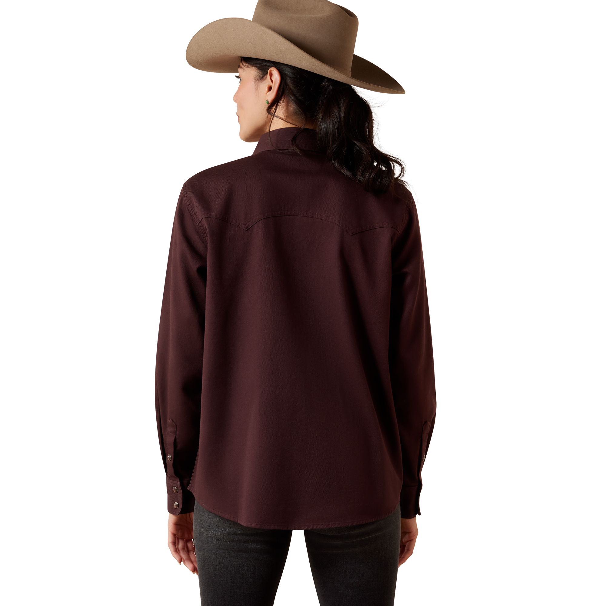 10079629 Women's Ariat Earthbound Western Snap Shirt - Image 3