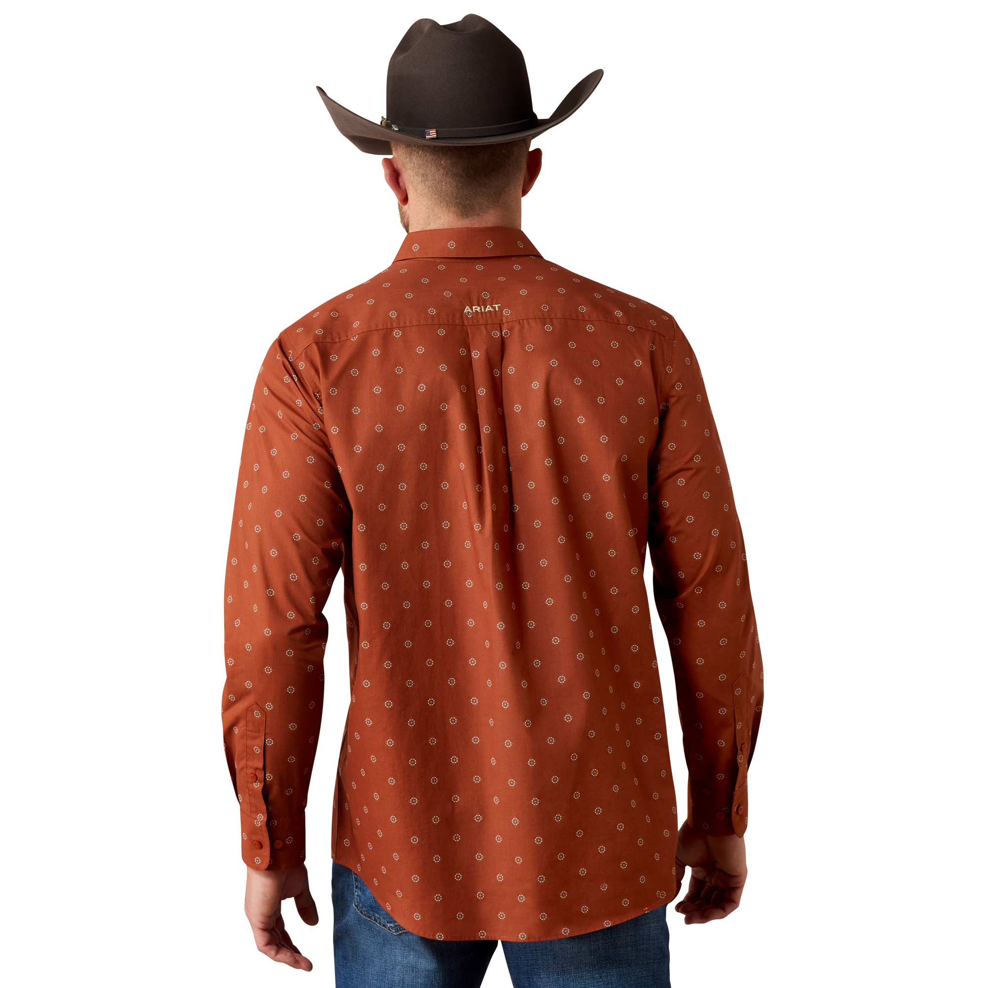 10080596 Men's Ariat Team Dakota Classic Fit Shirt - Image 4