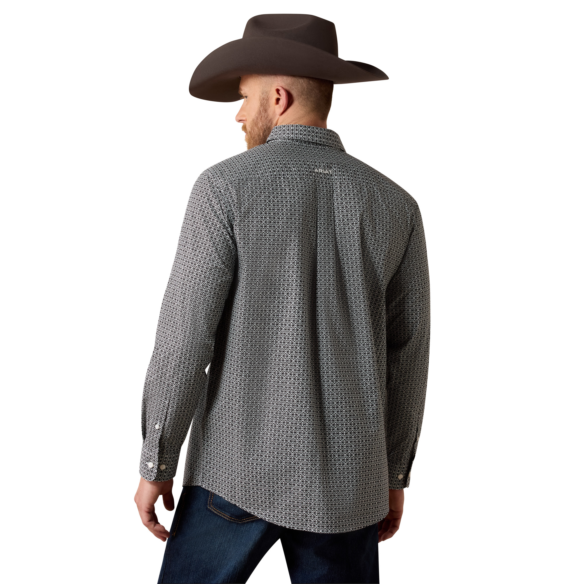 10080671 Men's Ariat Team Dawson Classic Fit Shirt - Image 4