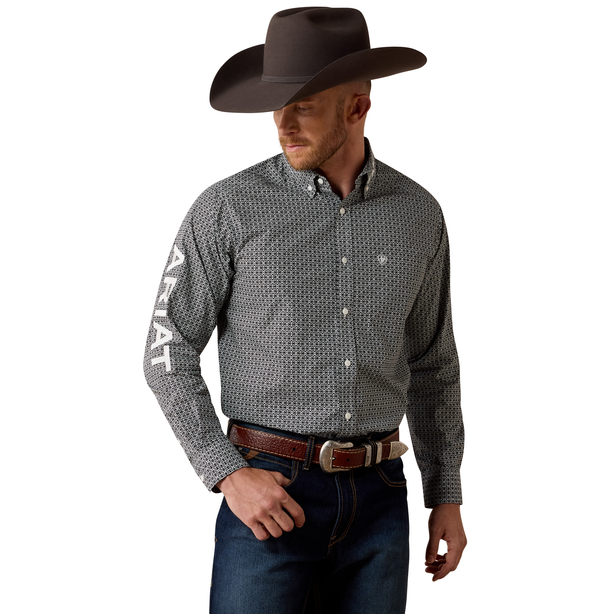 10080671 Men's Ariat Team Dawson Classic Fit Shirt