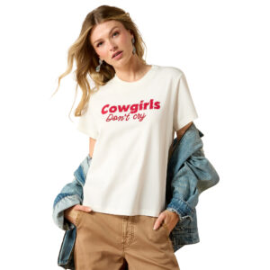 10080725 Women's Ariat Cowgirls Don't Cry T-Shirt