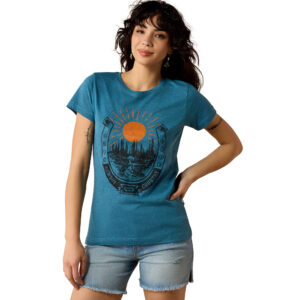 10082170 Women's Ariat Horseshoe Country T-Shirt