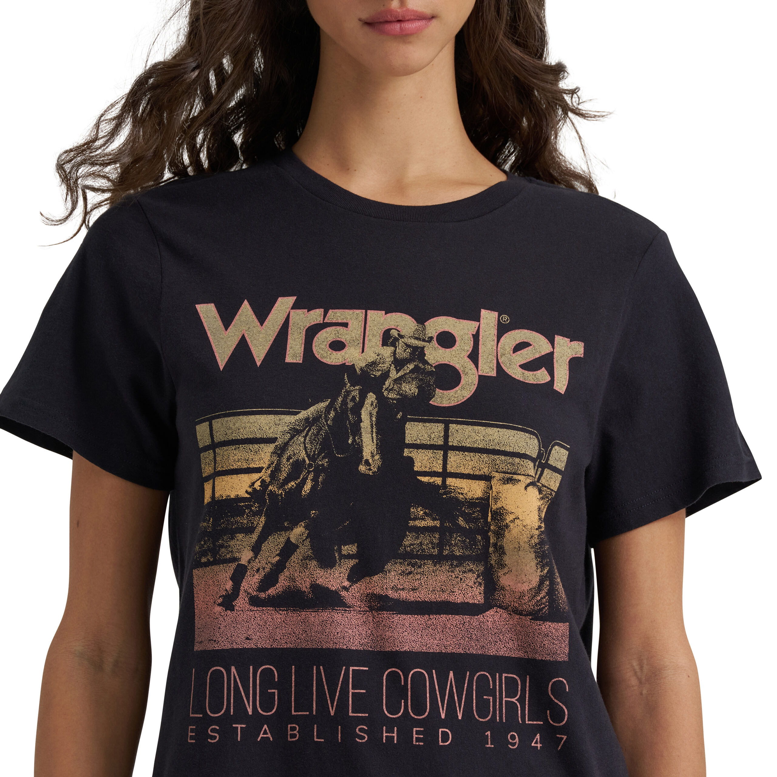 2379658 Wrangler Fearless Cowgirl Reg Fit Graphic Tee - Image 3